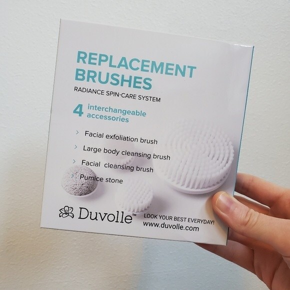 NEW Duvolle Radiance Spincare System Replacement Brushes - Picture 1 of 5